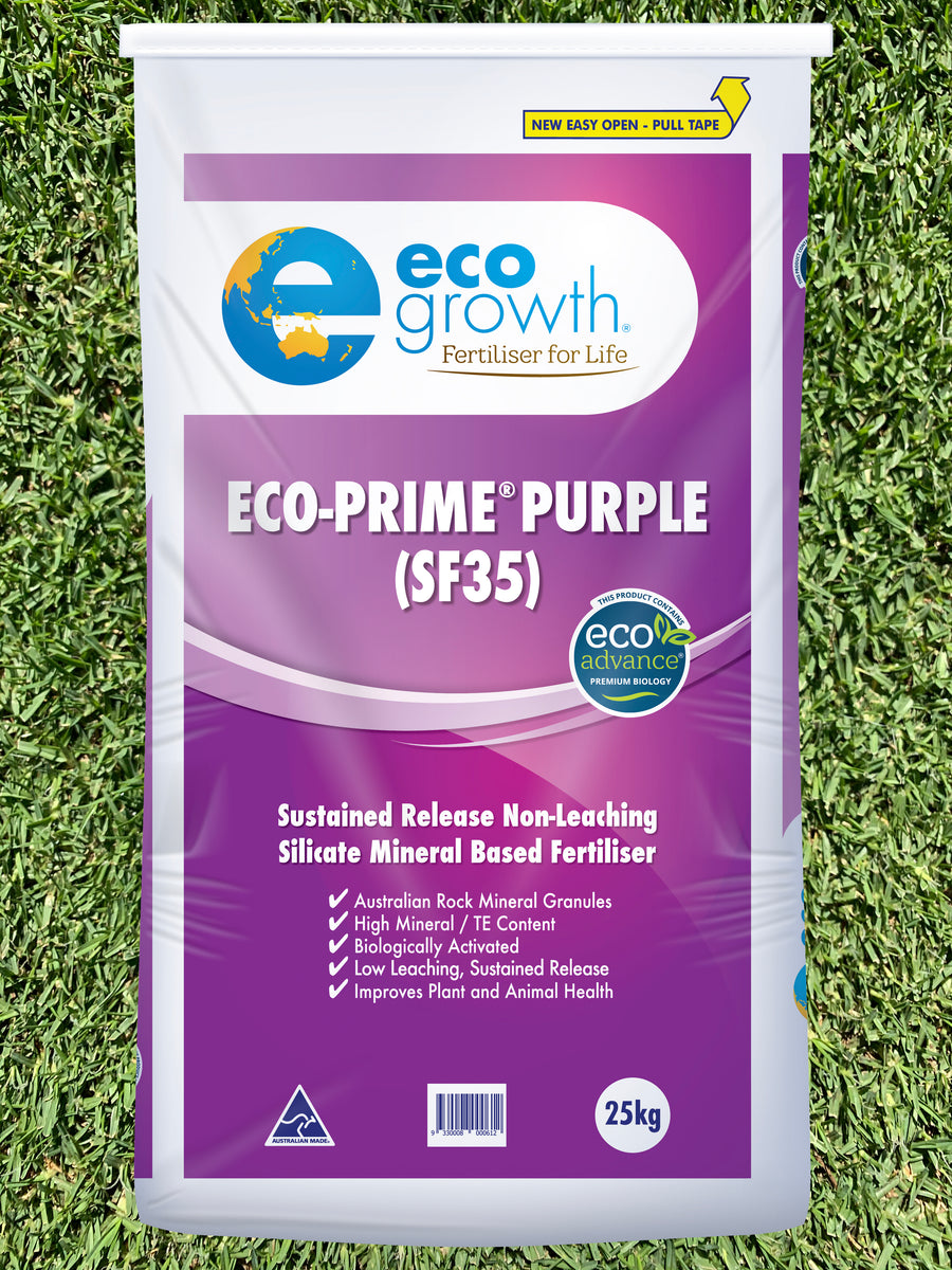 ECO GROWTH SF35 PURPLE SUPERIOR FERTILISER 25KG BAG ES14230 from